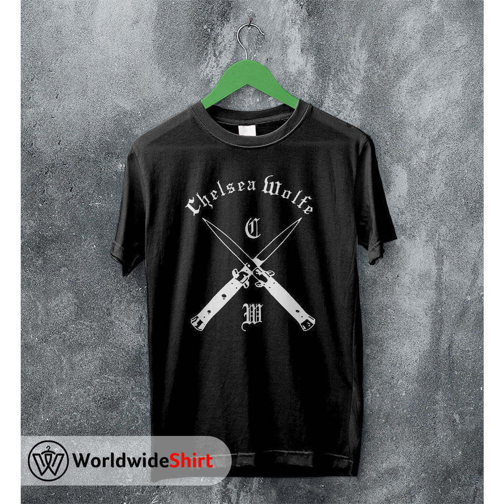 Chelsea Wolfe Blades Black Gothic Rock Music Graphic Fan Art T-Shirt